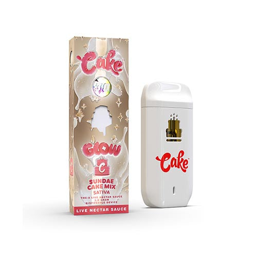 Cake Glow THC-A Disposable - Sundae Cake Mix