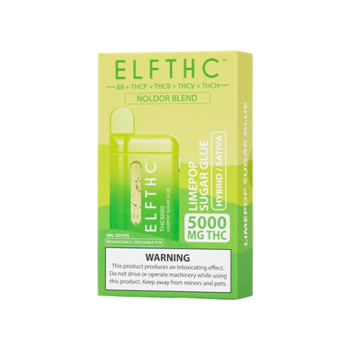 ELF THC Noldor Blend Disposable - Limepop Sugar Glue