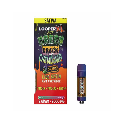 Looper XL Live Resin Cart - Green Crack Chemdawg