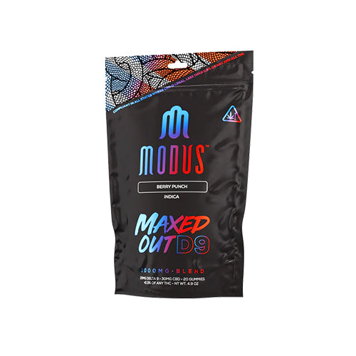 Modus Maxed Out D9 Gummies - Berry Punch