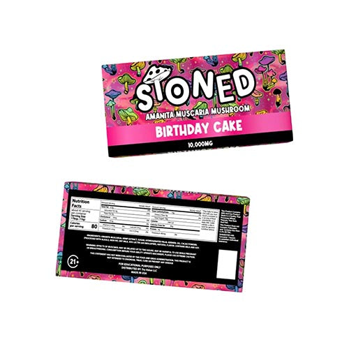 Stoned Amanita Chocolate Bar Birthday Cake