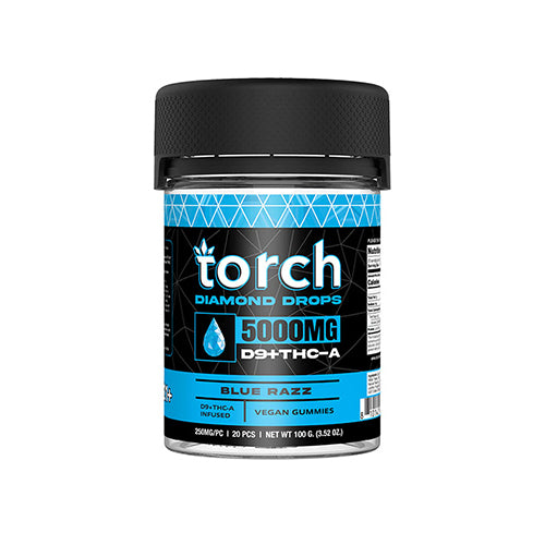 Torch Diamond Drops Gummies - Blue Razz