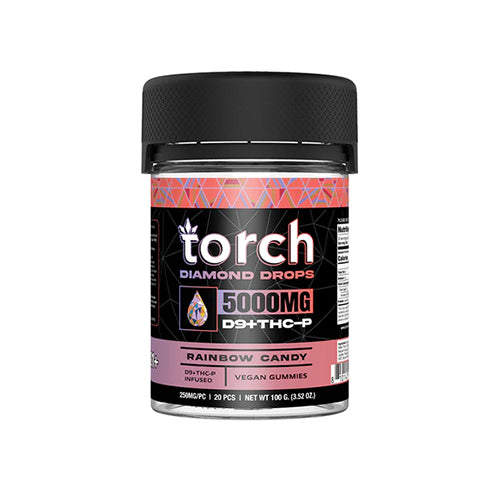 Torch Diamond Drops THC-P Gummies - Rainbow Candy