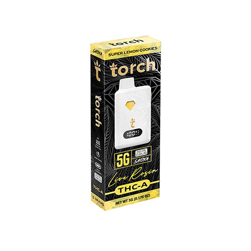 Torch THC-A Live Rosin Disposable - Super Lemon Cookies